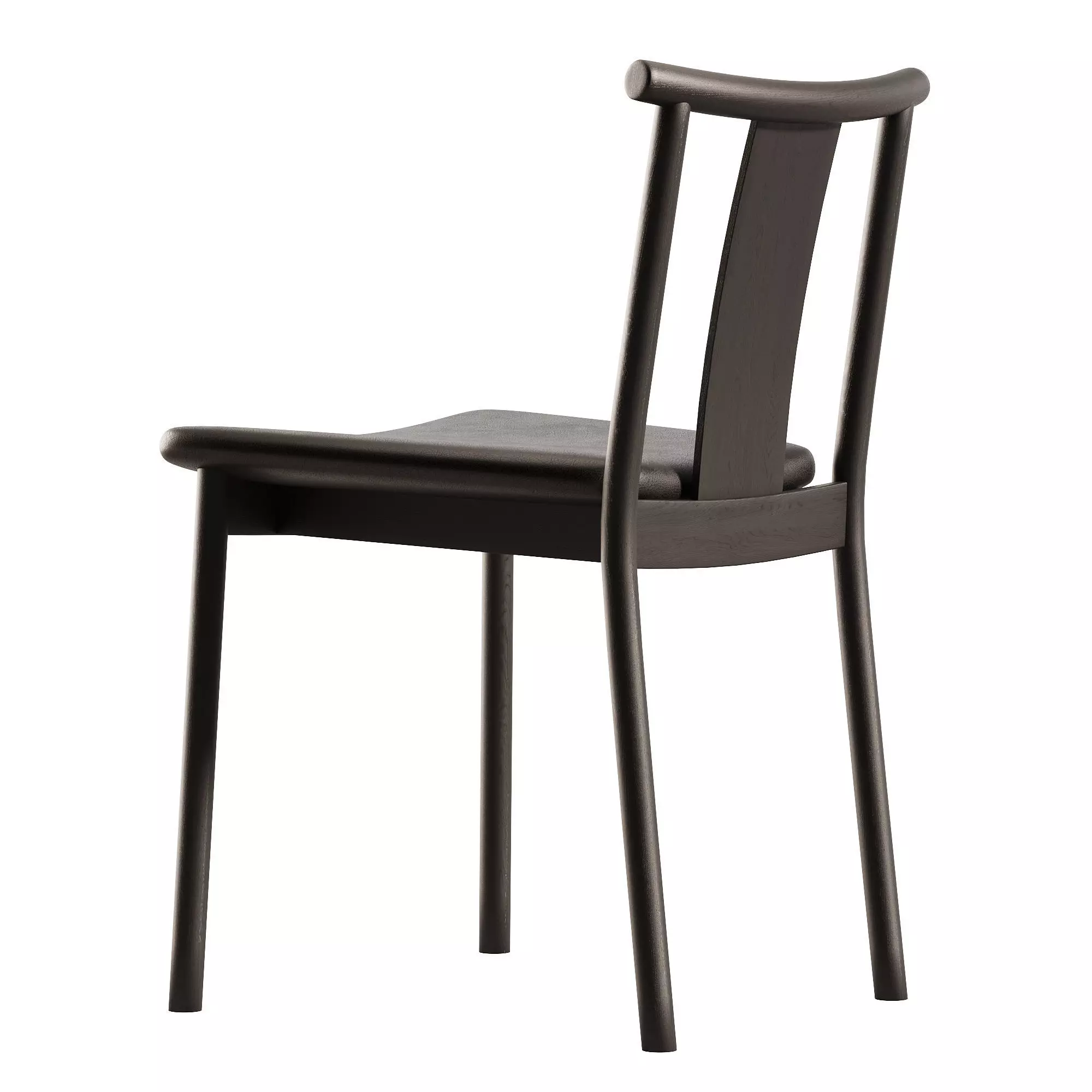  Merkur Dining Chair Low-poly 3D model_4