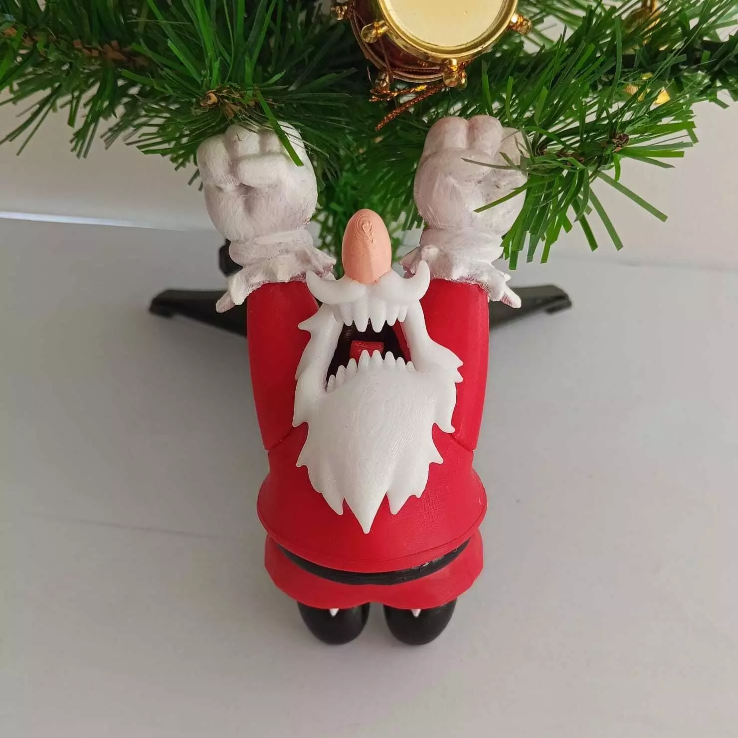 Angry Santa Claus Merry Christmas 3D print model_1