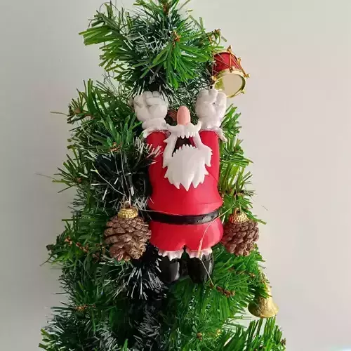 Angry Santa Claus Merry Christmas