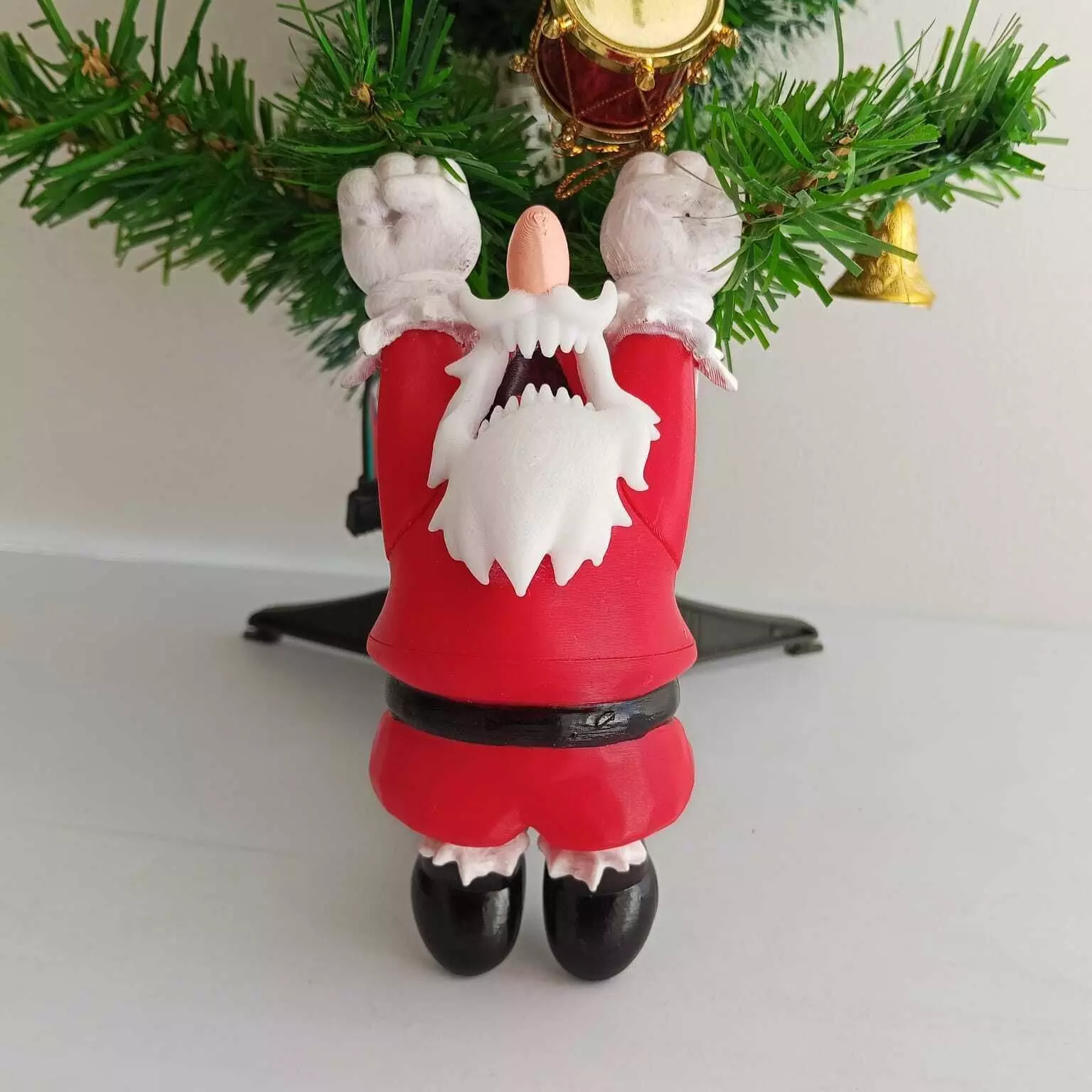 Angry Santa Claus Merry Christmas 3D print model_3
