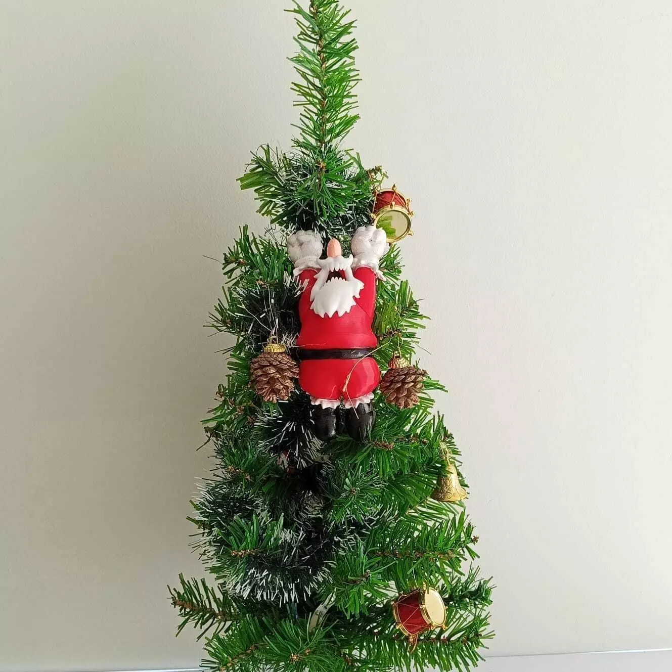 Angry Santa Claus Merry Christmas 3D print model_7