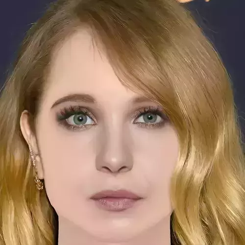 Juno Temple Head - No Hair - Low poly head for game