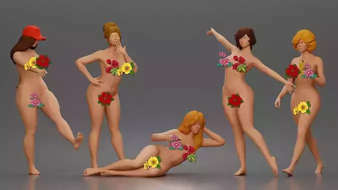 5 Naked Women - October 2