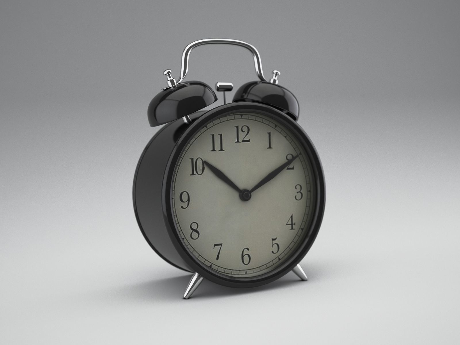 Alarm clock 3D model_1