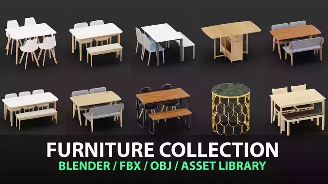 Table Set Model Collection 359