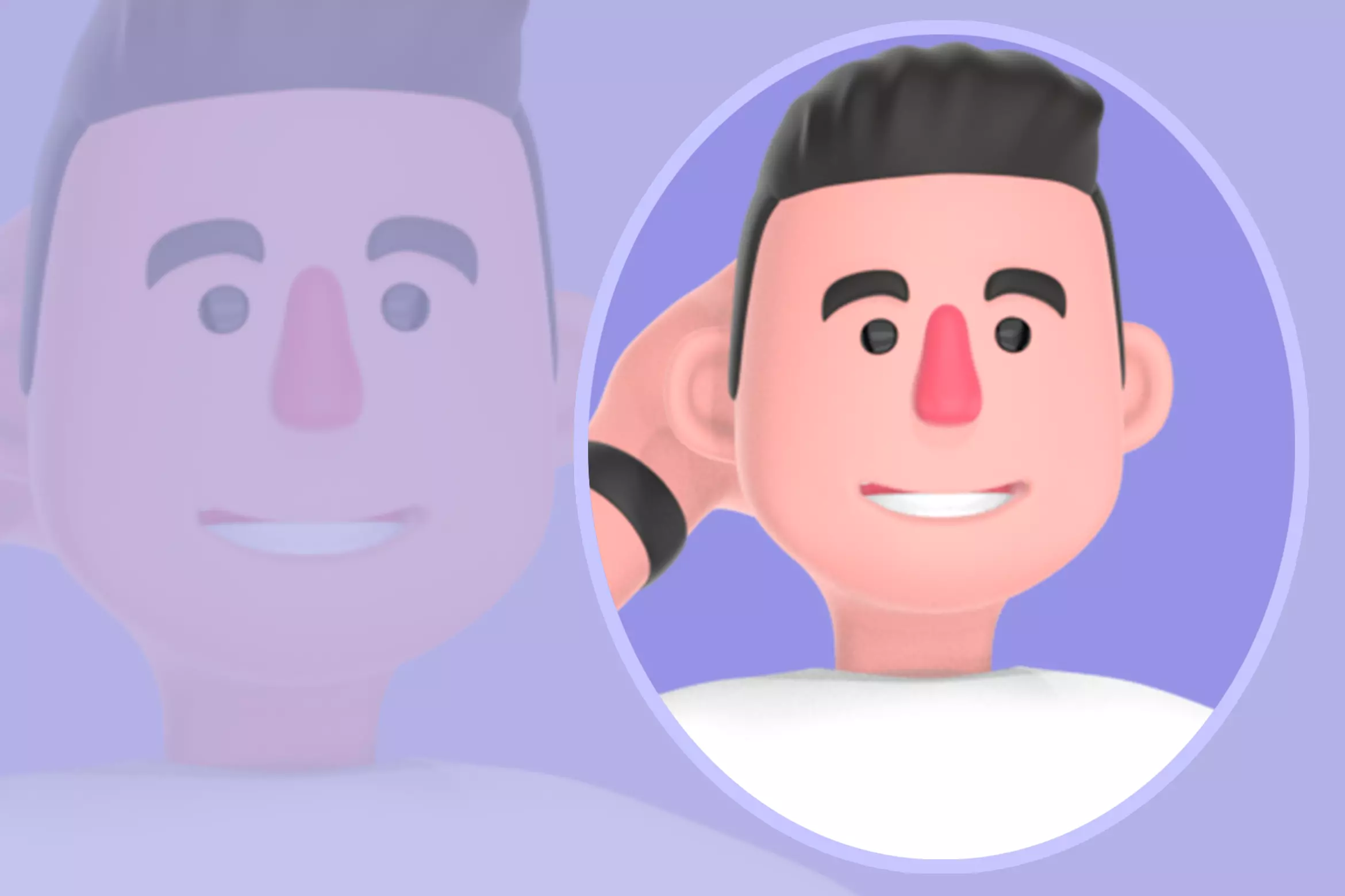 Stylized 3D Male Photographer Character - Cheerful Studio Pose 3D model_0