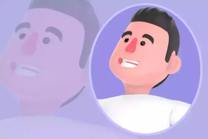 Stylized 3D Male Photographer Character - Filming with Script