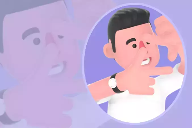 Stylized 3D Male Photographer Character - Cartoon Studio Setup