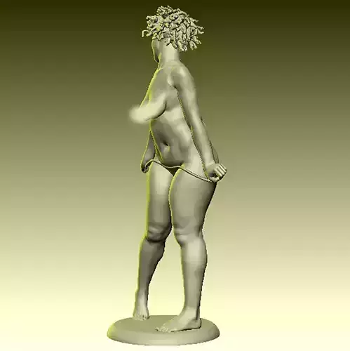 SUN IS OUT Nude female figurine for 3D printing