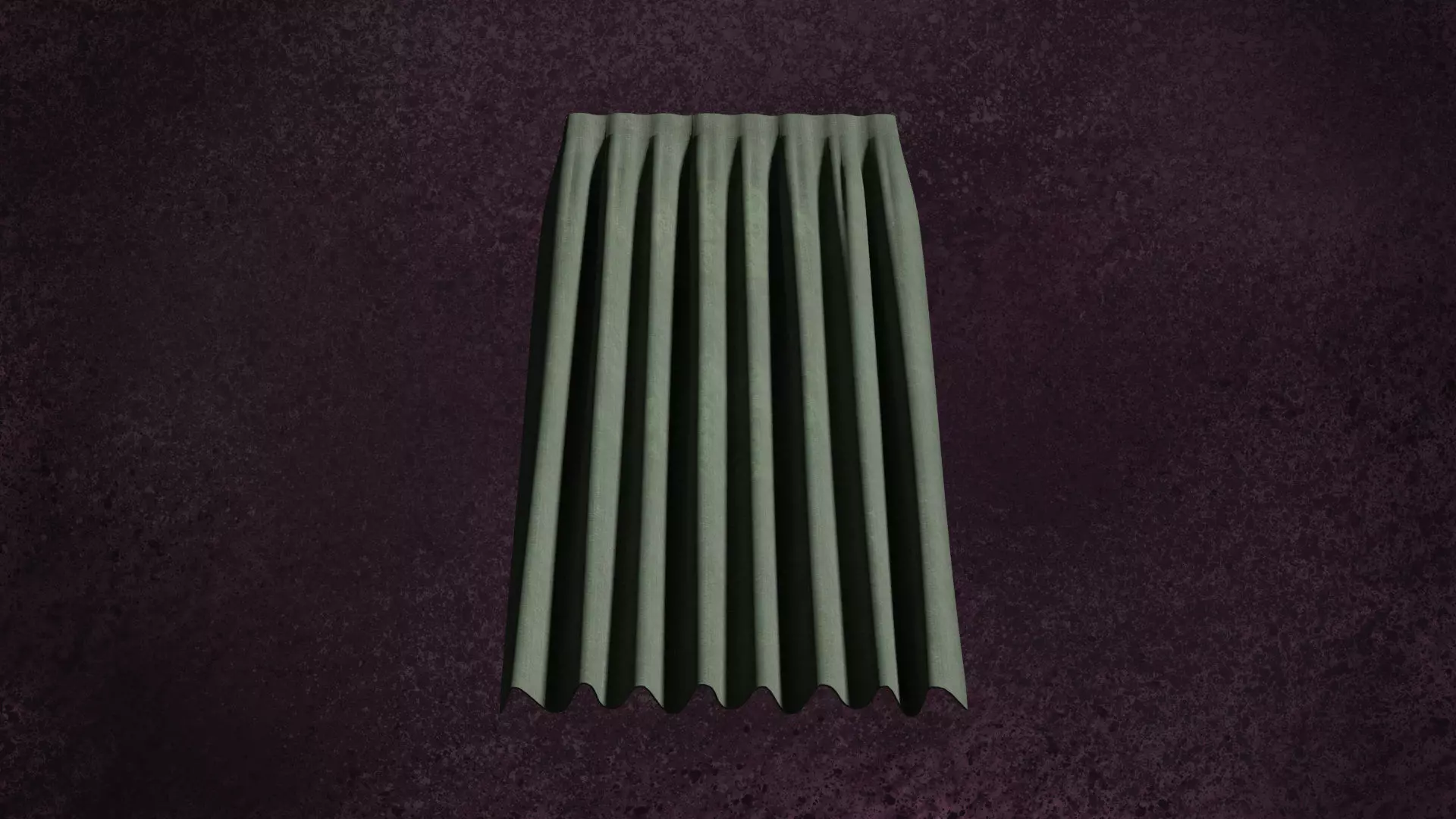 Deco Curtains Long Series C Long Single G3 N2 3D model_7