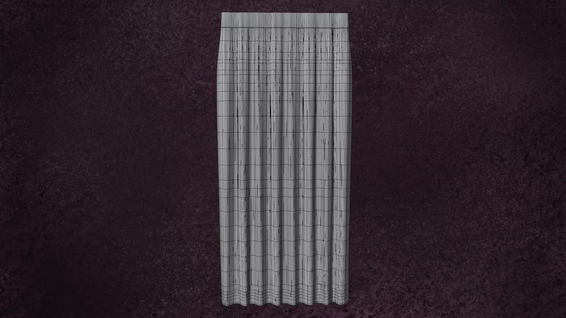 Deco Curtains Long Series C Long Single G3 N2 3D model_8