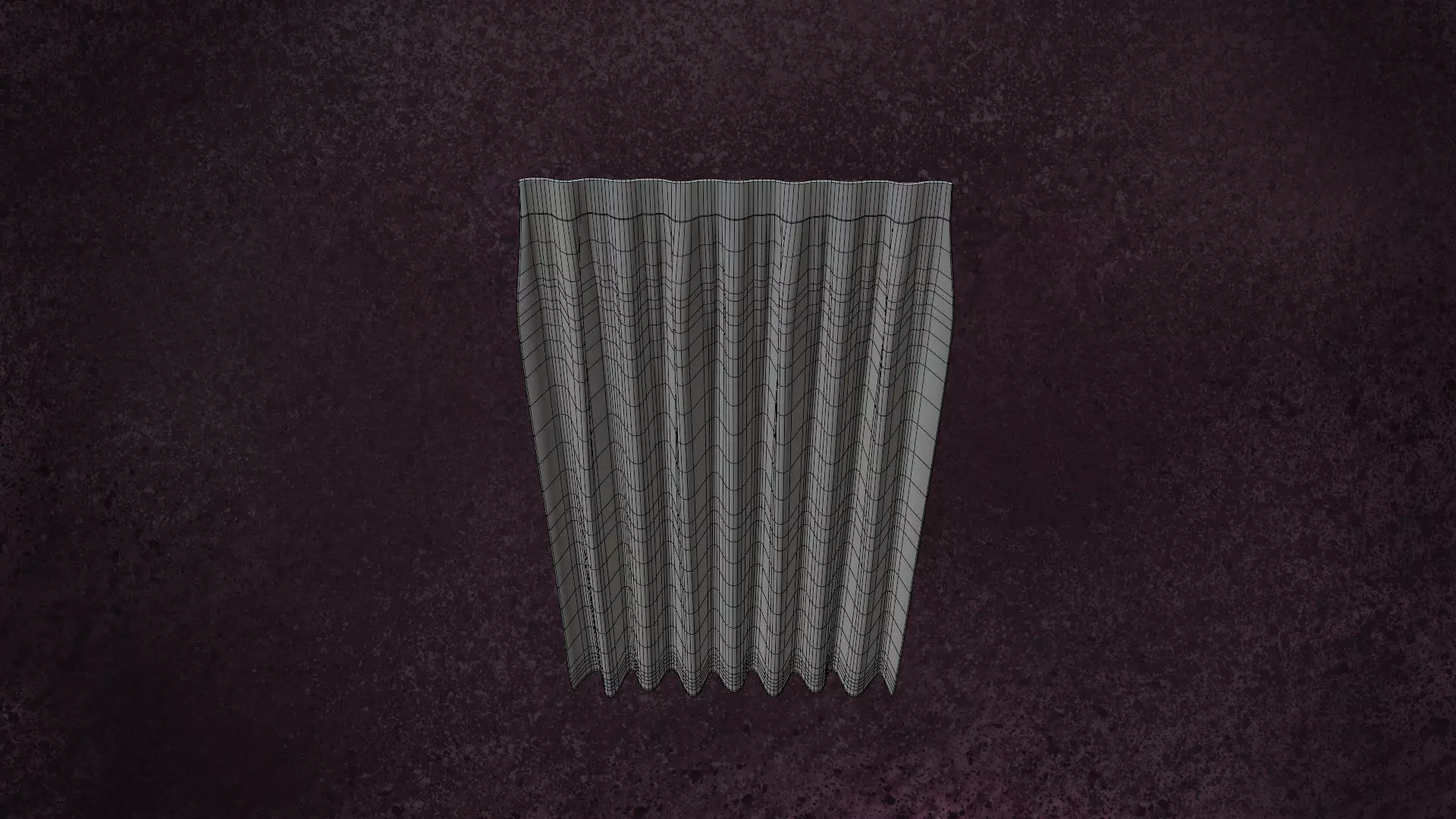 Deco Curtains Long Series C Long Single G3 N2 3D model_10