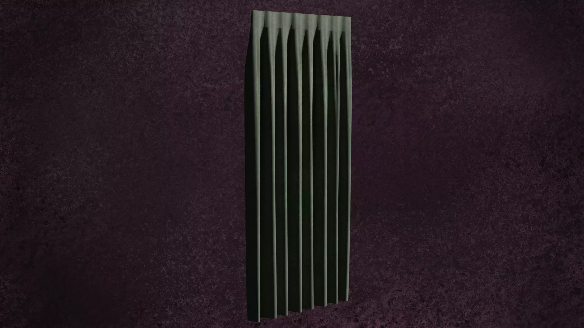 Deco Curtains Long Series C Long Single G3 N2 3D model_4