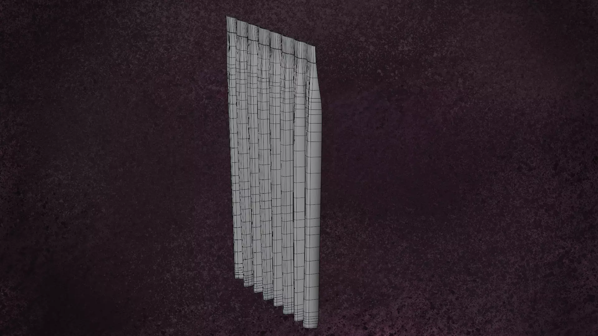 Deco Curtains Long Series C Long Single G3 N2 3D model_9