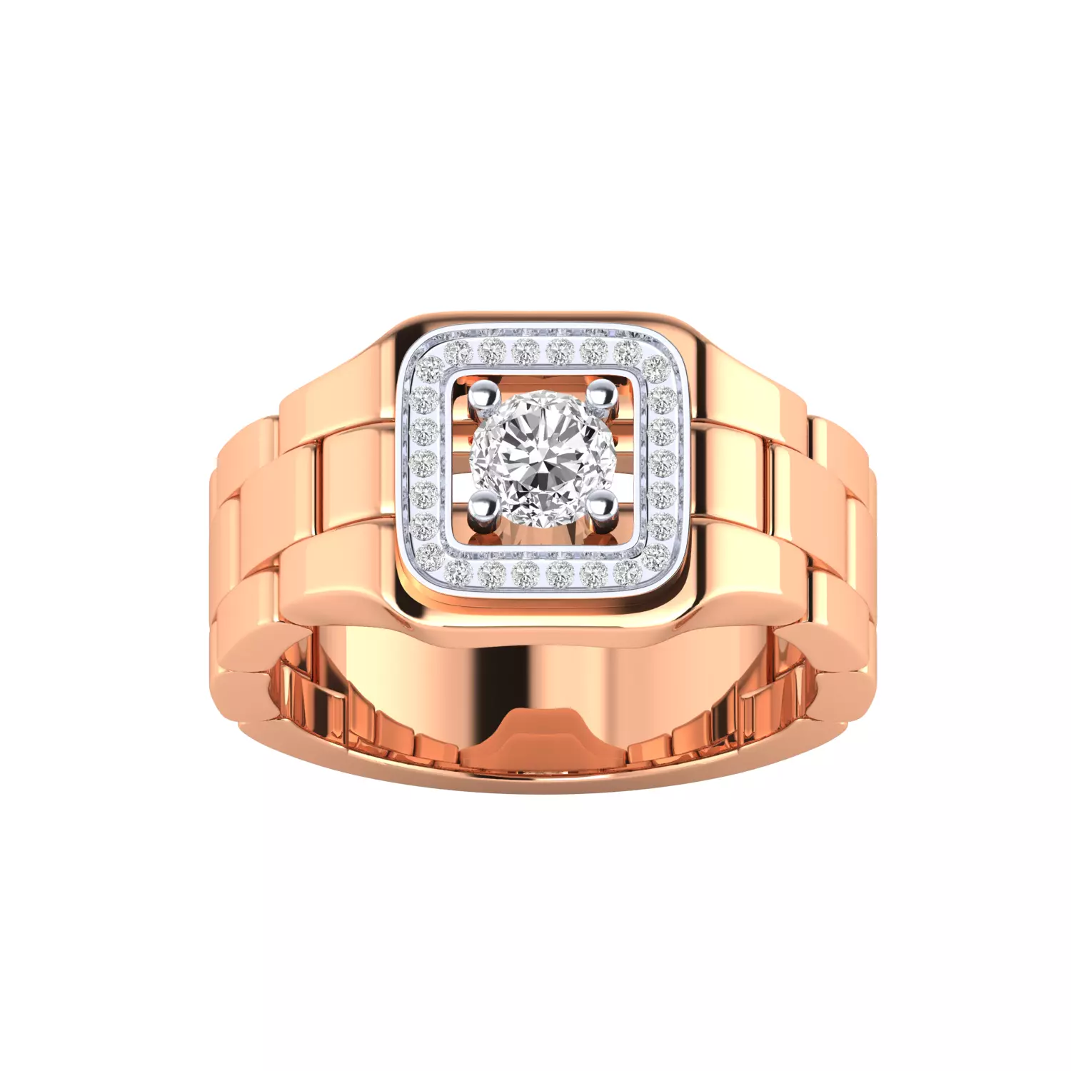 Mens Ring 3dm stl renders obj fbx slc jcd mtl details 3D print model_6