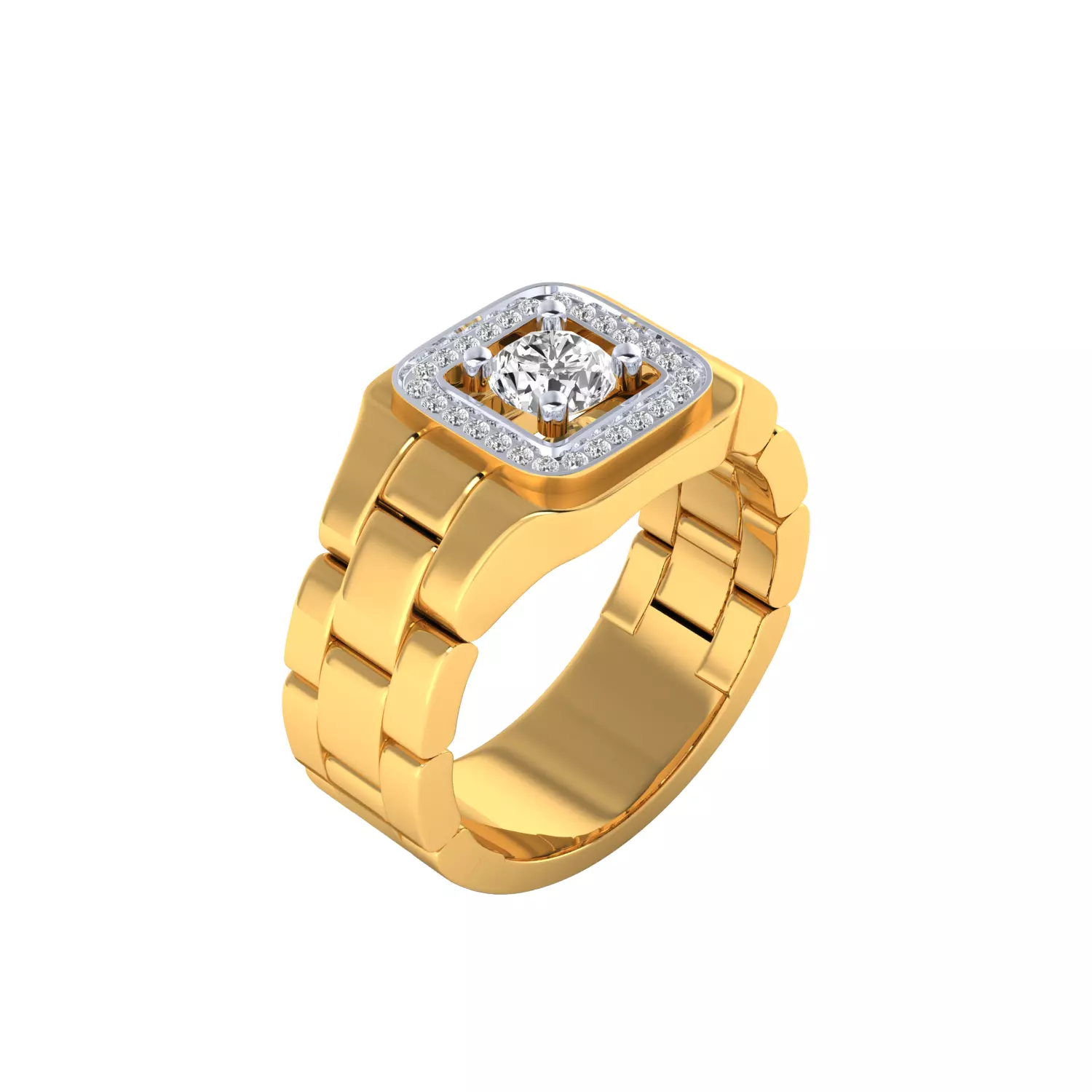 Mens Ring 3dm stl renders obj fbx slc jcd mtl details 3D print model_0