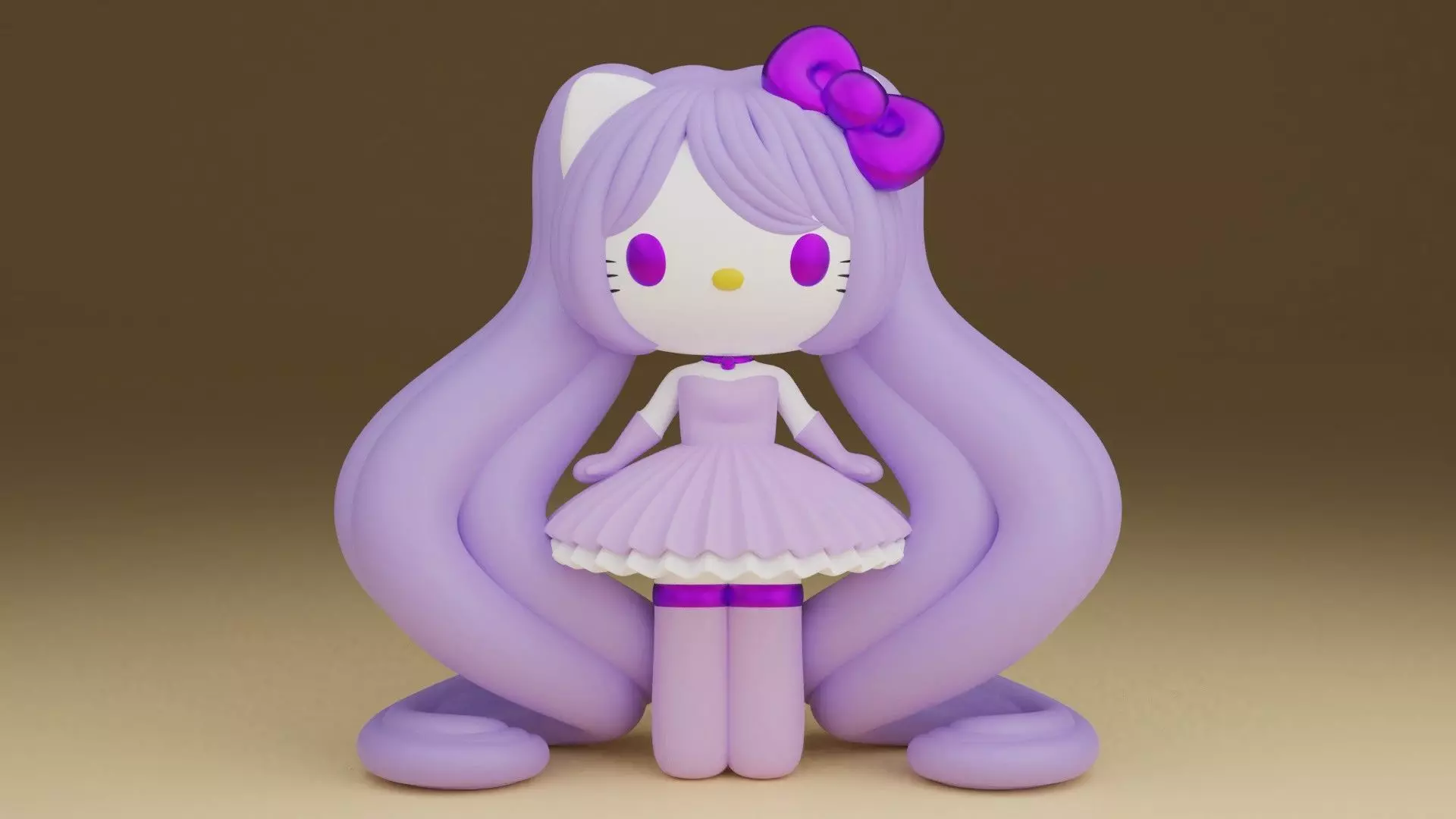 Sanrio hello kitty 52 3D print model