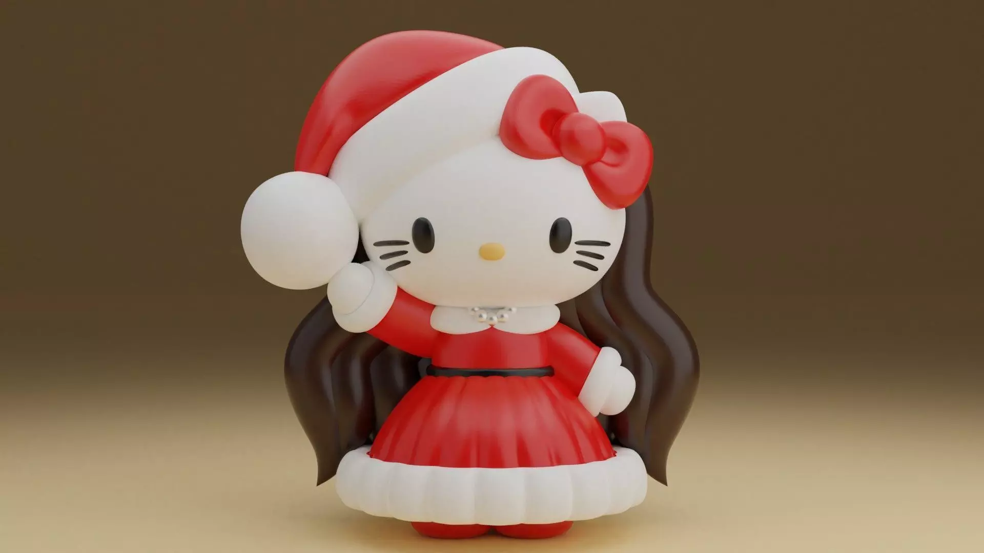 Christmas sanrio hello kitty 45 3D print model_0
