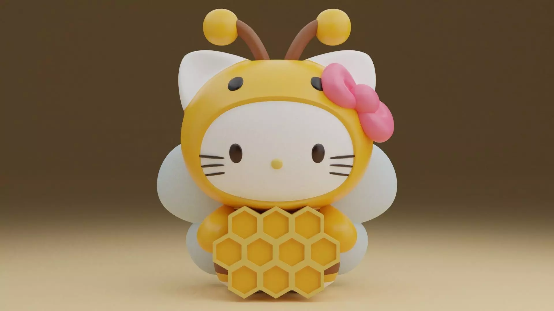 Bee sanrio hello kitty 36 3D print model