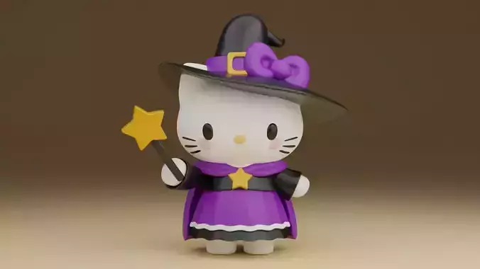 Halloween wizard hello kitty 04