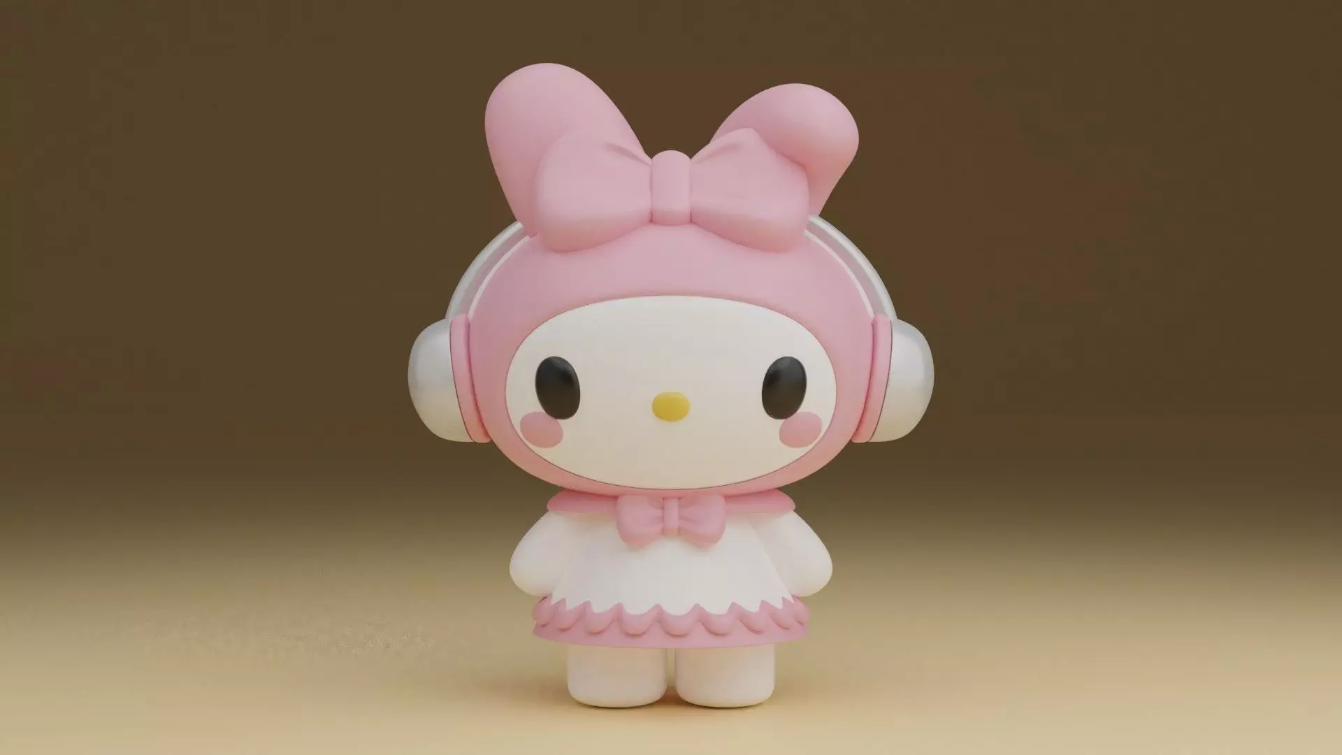 Sanrio my melody  3D print model_0