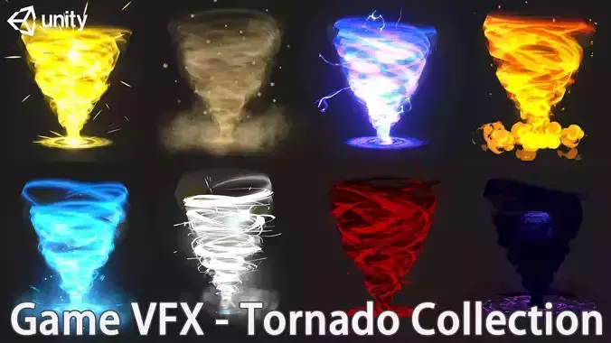 Unity Game VFX - Tornado Collection