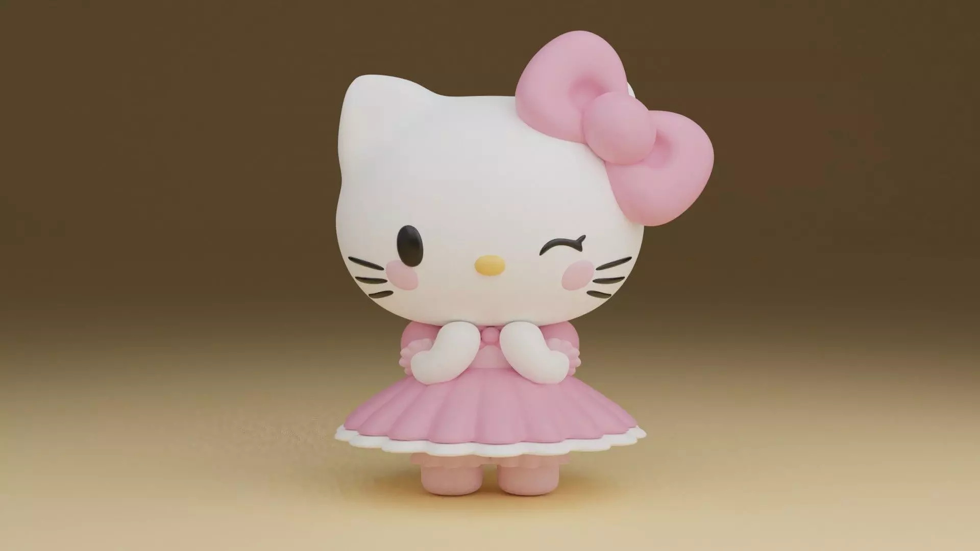 Sanrio hello kitty 02 3D print model_0