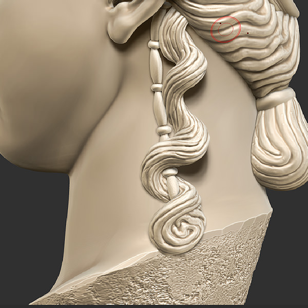 Printable bust of Hera 3D print model_5
