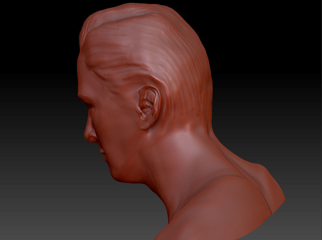 Benedict Cumberbatch textured 3d model Sherlock Dr Strange 3D model_8