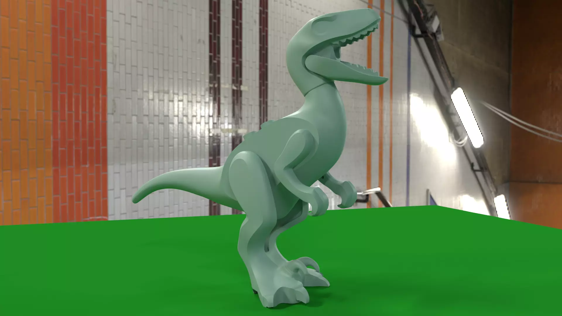 LEGO Raptorfig Free 3D model_2