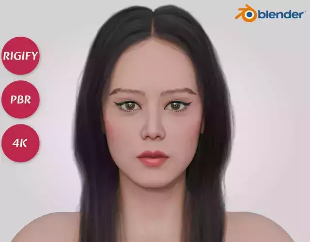 Jisoo - Korean Singer Girl - Long Hair