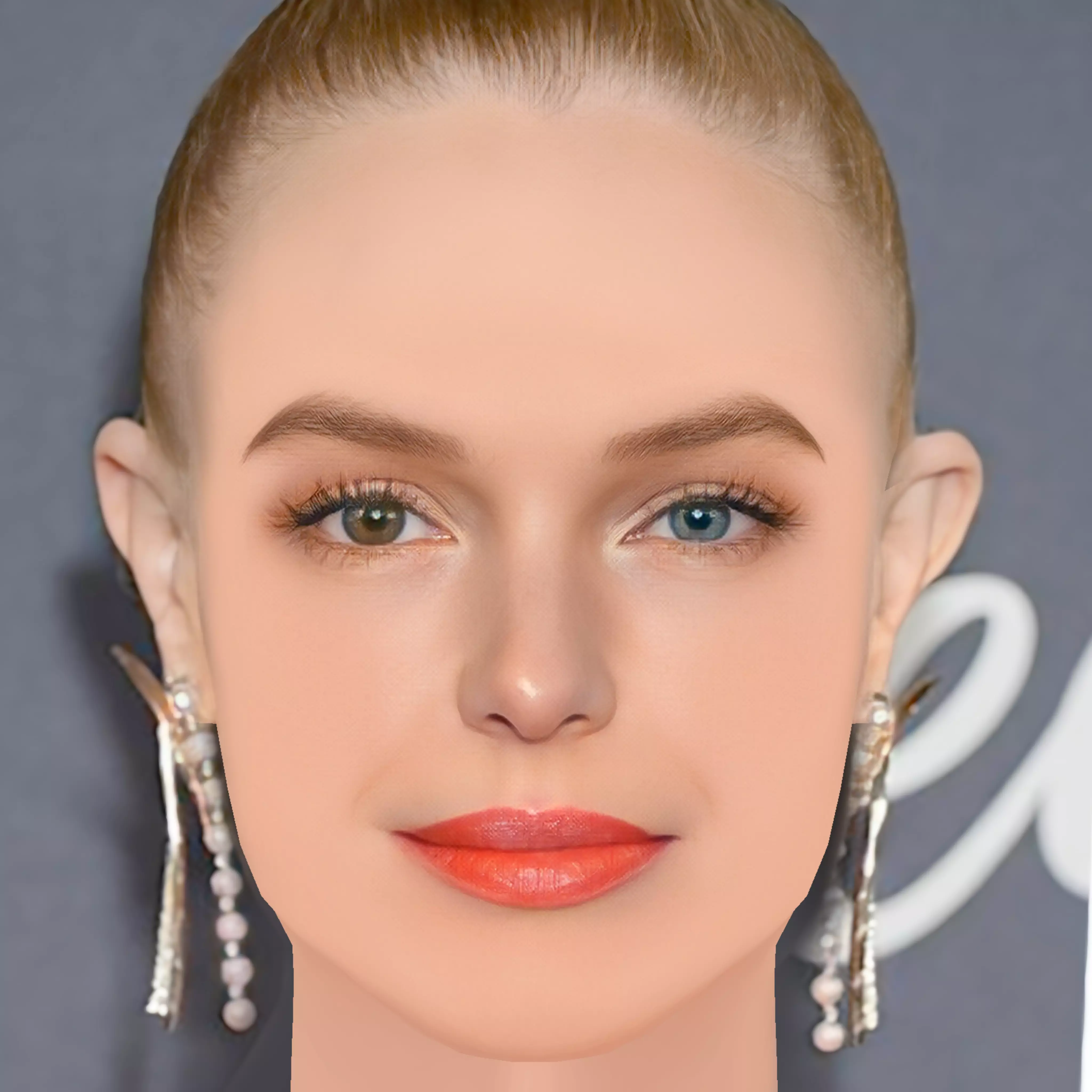 Kate Bosworth Head - No Hair - Low poly head for game Low-poly 3D model