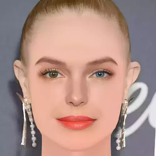 Kate Bosworth Head - No Hair - Low poly head for game