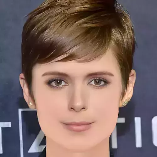 Kate Mara Head - No Hair - Low poly head for game