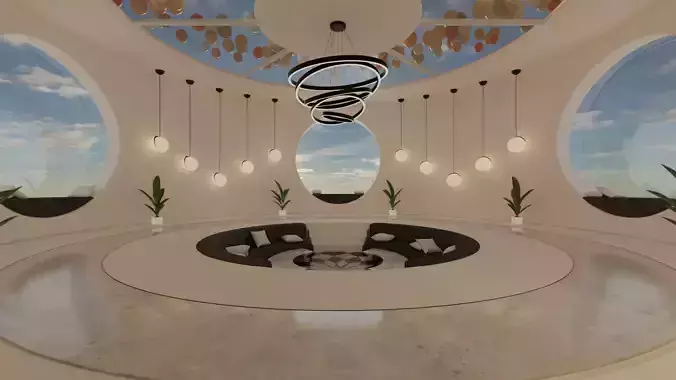 Metaverse Environment 05 - Baked