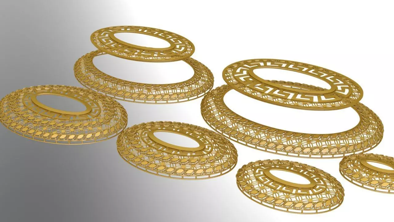 Oval fusion cut service parts 3D print model_1