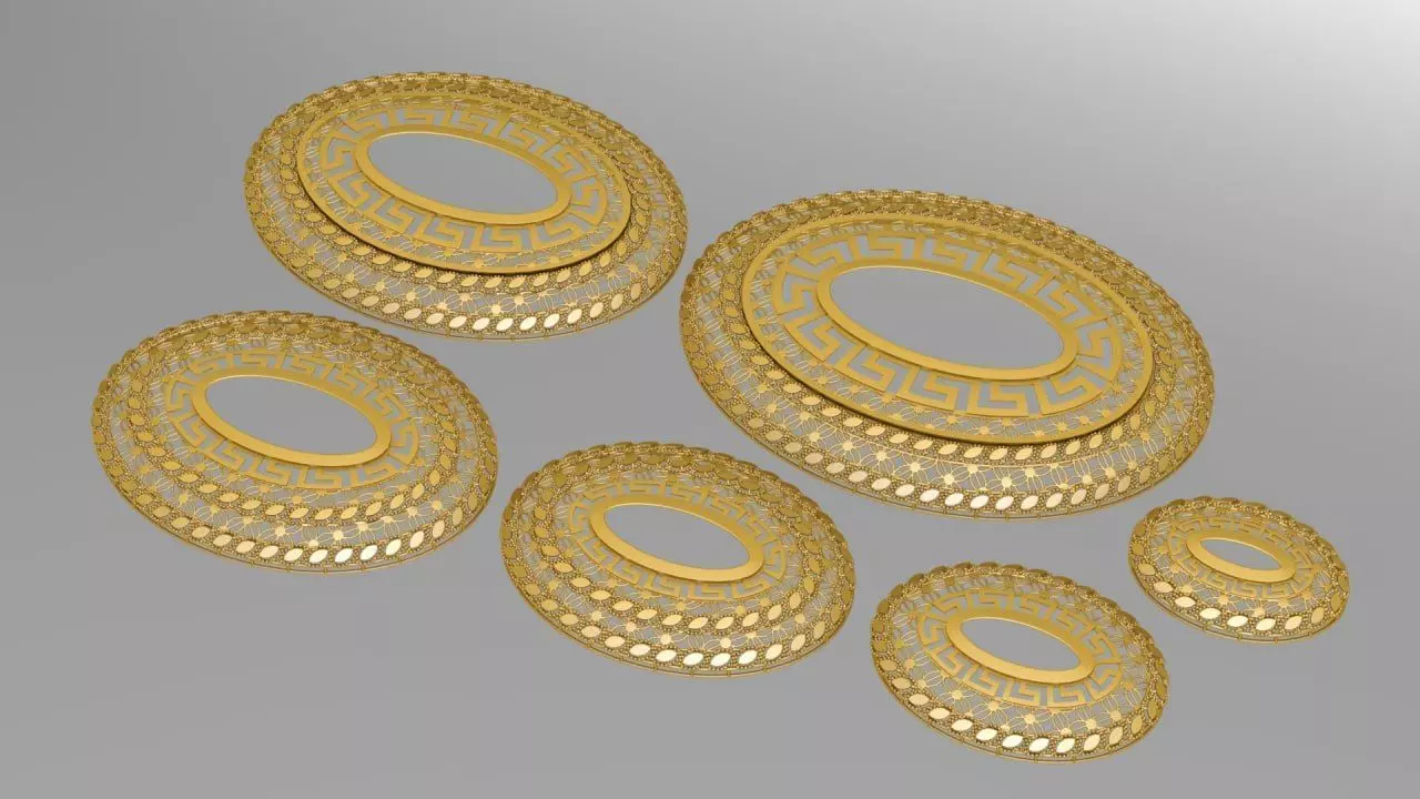 Oval fusion cut service parts 3D print model_0