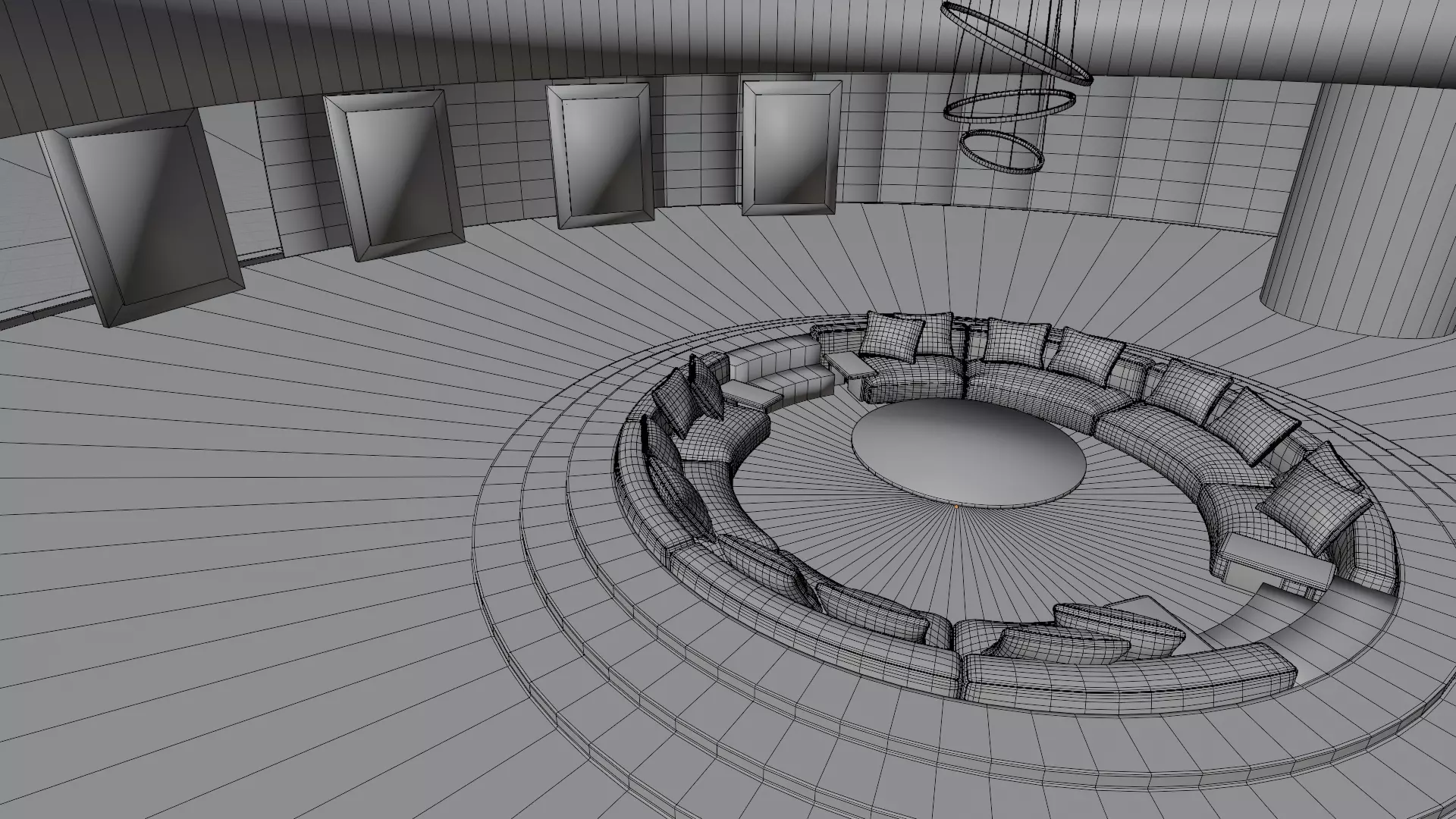 Metaverse Environment 06 - Baked Low-poly 3D model_13