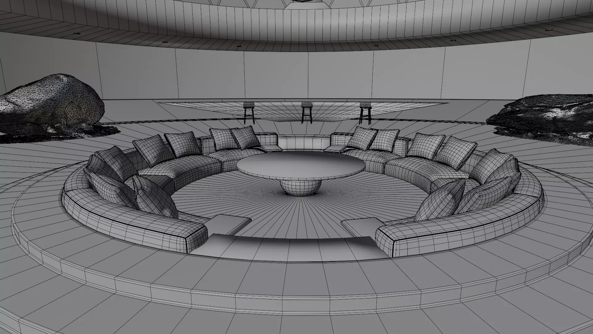 Metaverse Environment 06 - Baked Low-poly 3D model_15