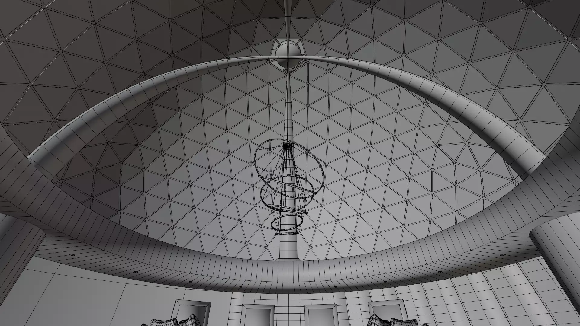 Metaverse Environment 06 - Baked Low-poly 3D model_9