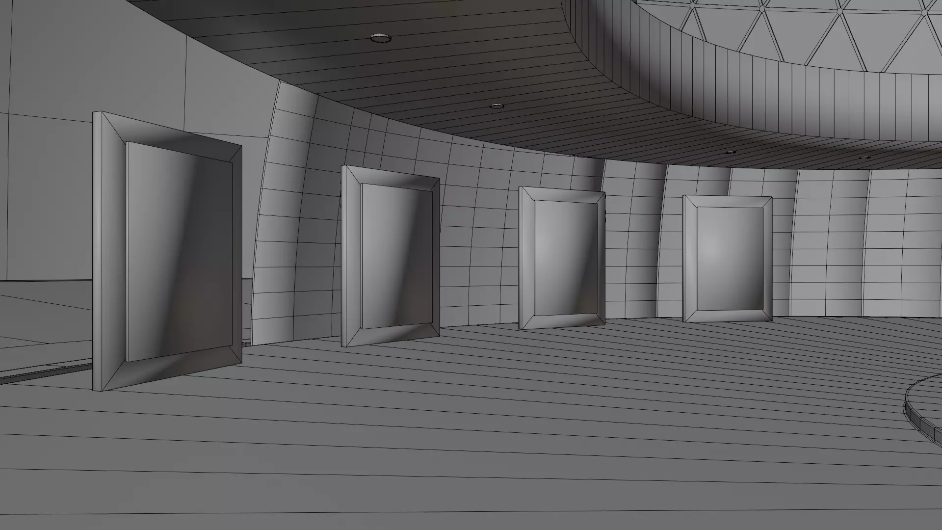 Metaverse Environment 06 - Baked Low-poly 3D model_7