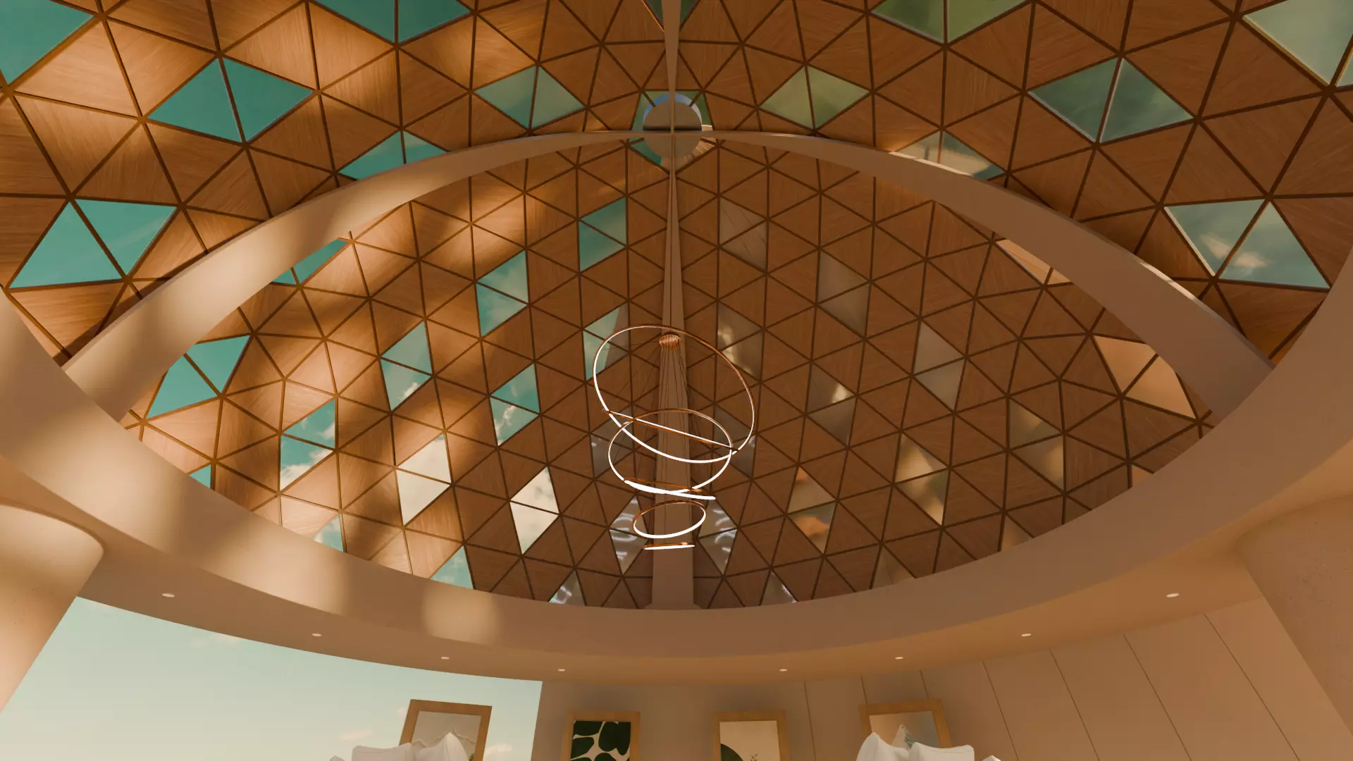 Metaverse Environment 06 - Baked Low-poly 3D model_8