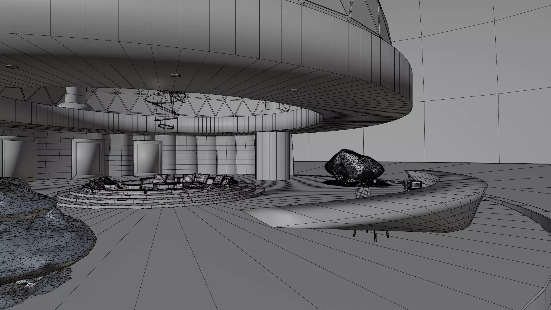 Metaverse Environment 06 - Baked Low-poly 3D model_17