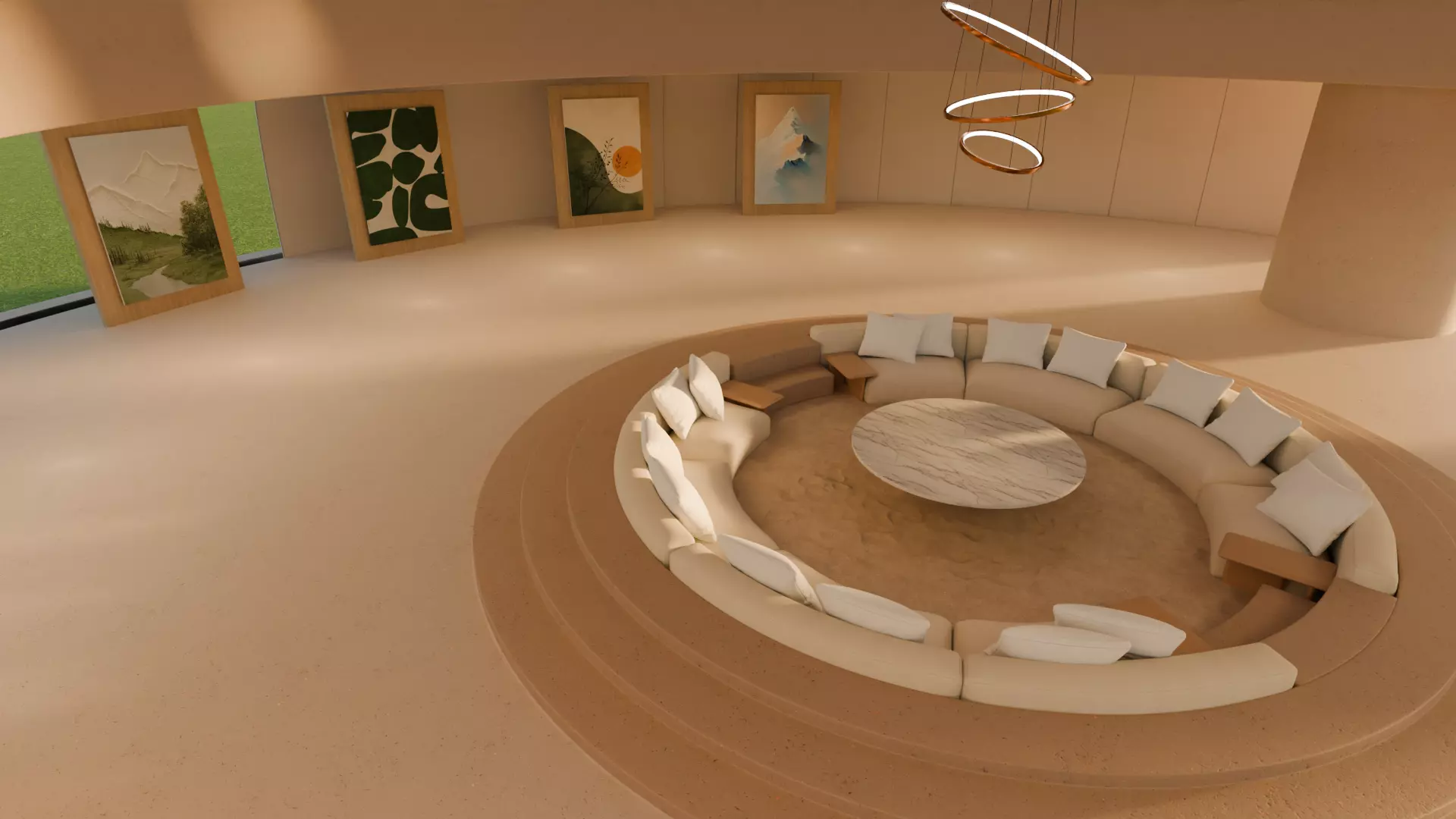 Metaverse Environment 06 - Baked Low-poly 3D model_12