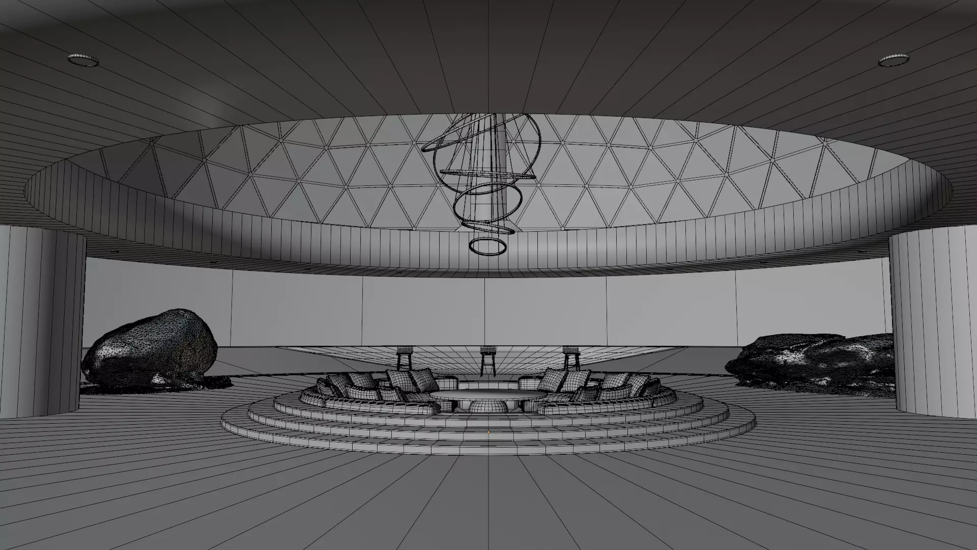 Metaverse Environment 06 - Baked Low-poly 3D model_1