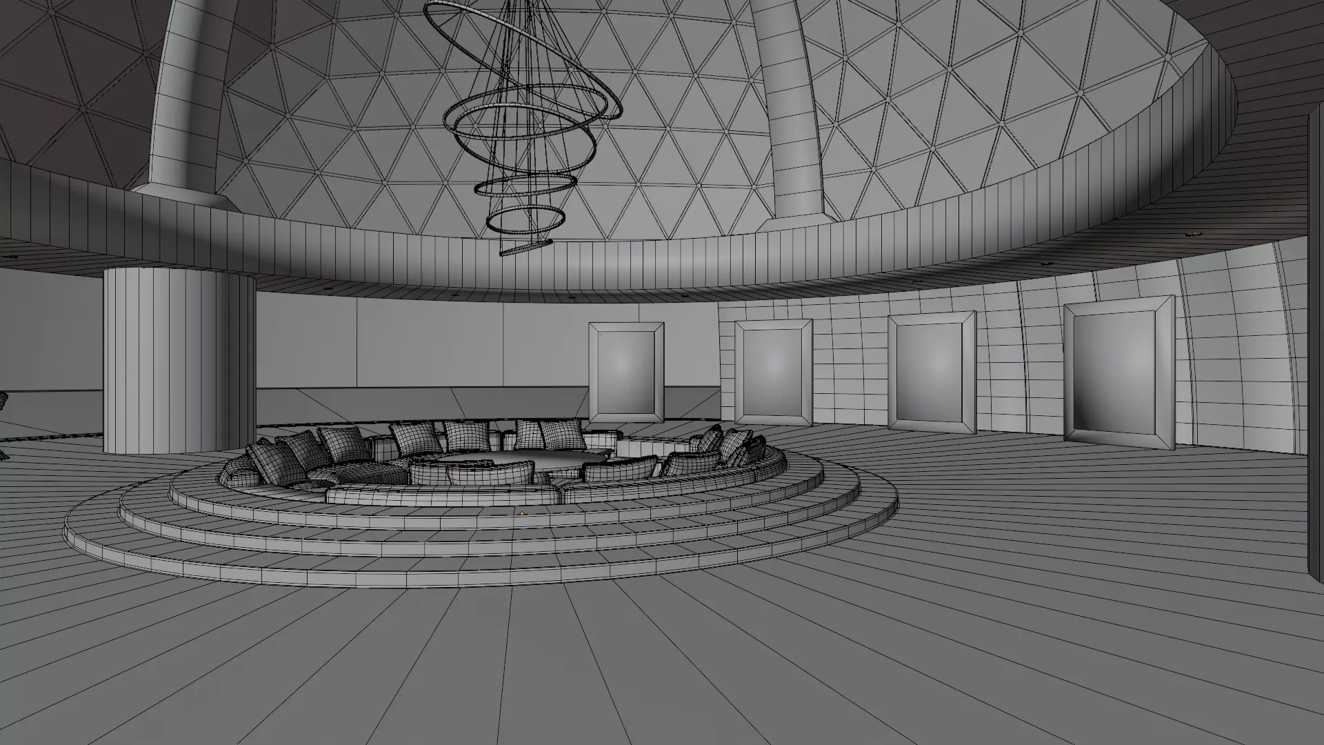 Metaverse Environment 06 - Baked Low-poly 3D model_5