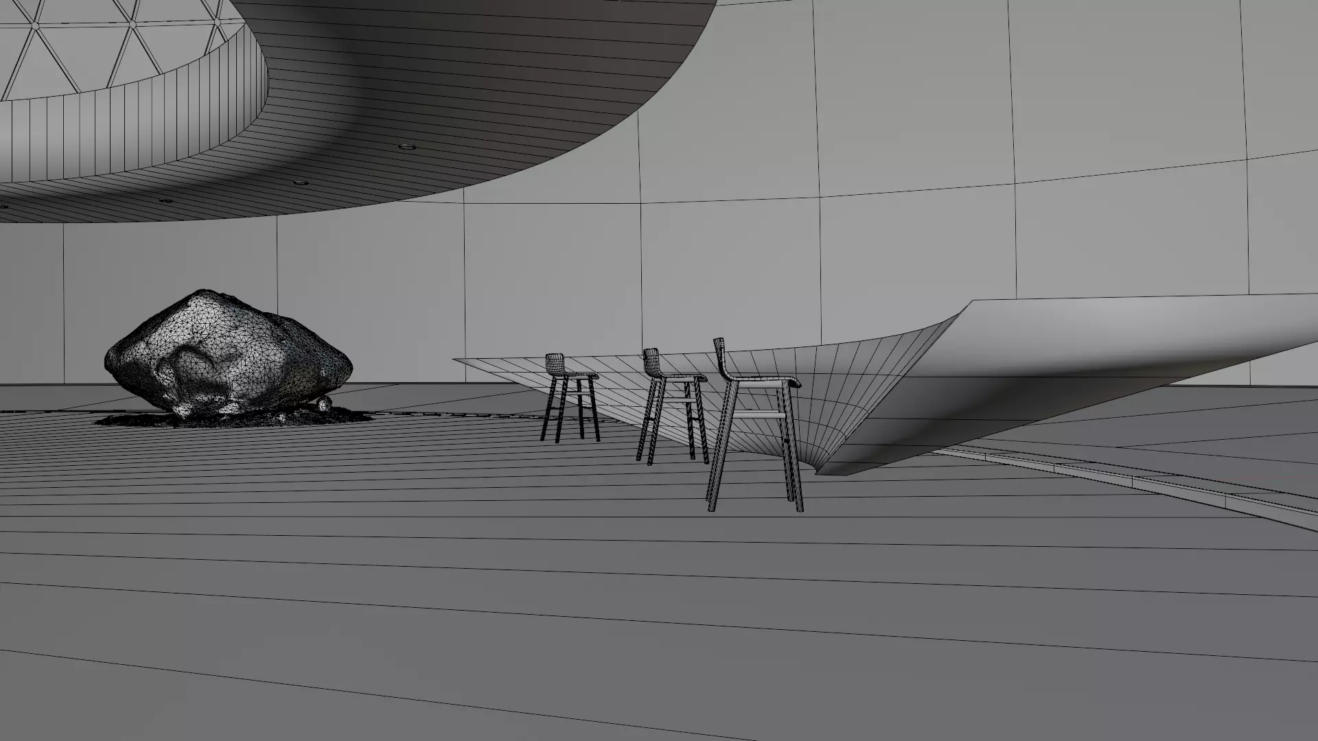 Metaverse Environment 06 - Baked Low-poly 3D model_11