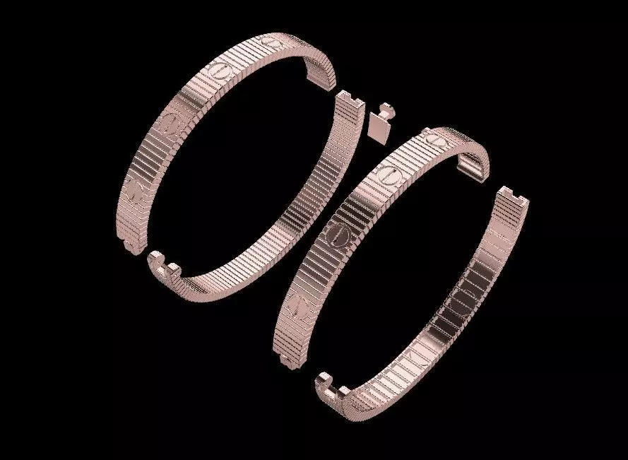 Love Unlimited Bracelet 3D Model 3D print model_9