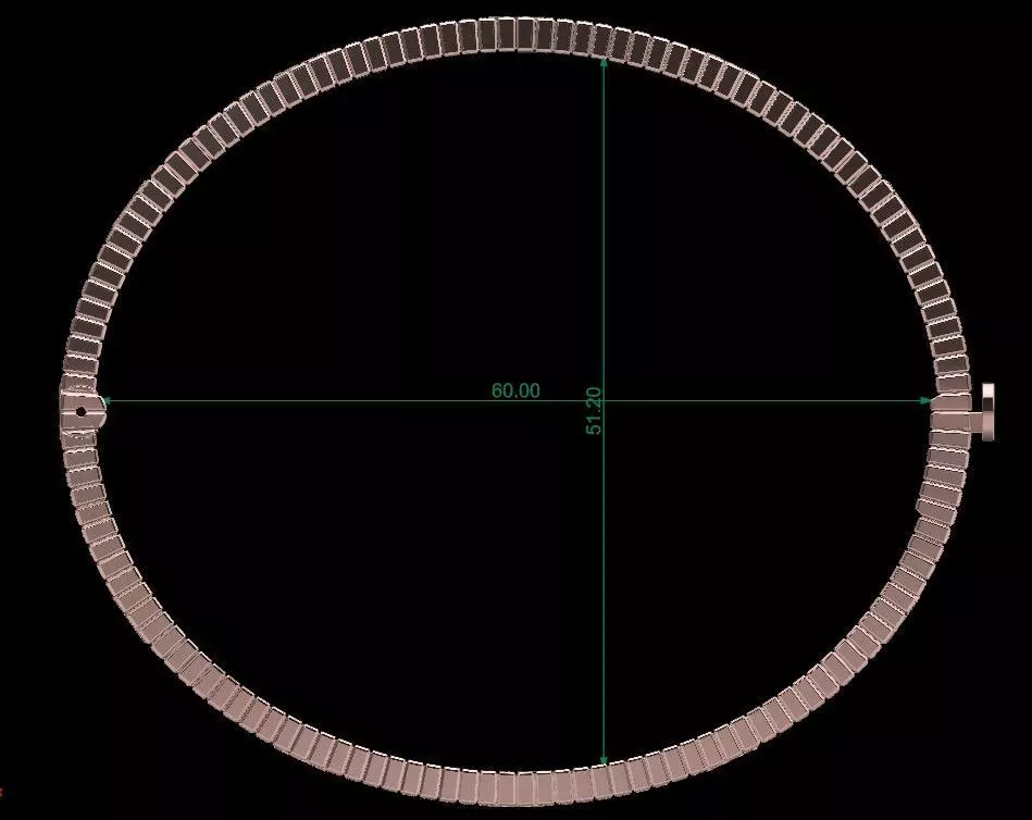 Love Unlimited Bracelet 3D Model 3D print model_8