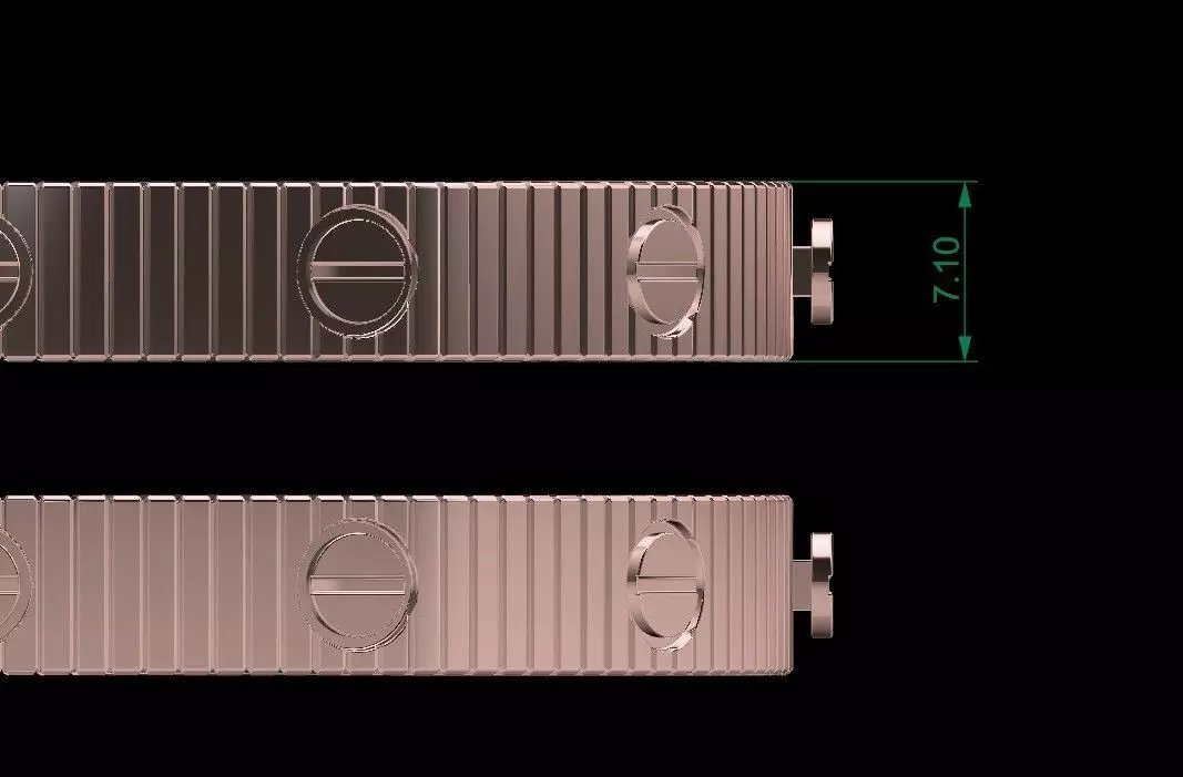 Love Unlimited Bracelet 3D Model 3D print model_6